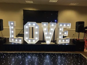 Letter Lights Prom Night 2025