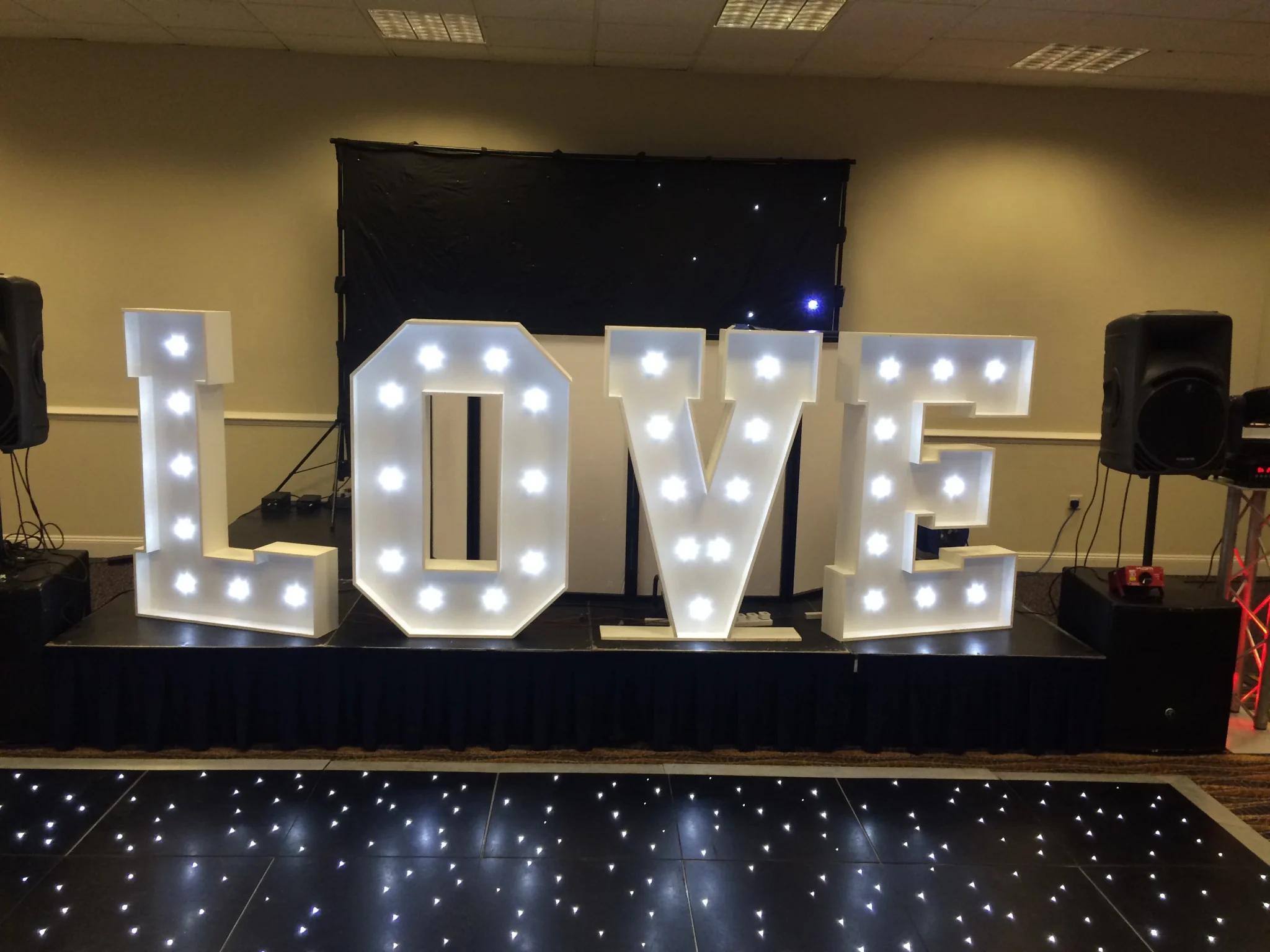 Letter Lights Prom Night 2025