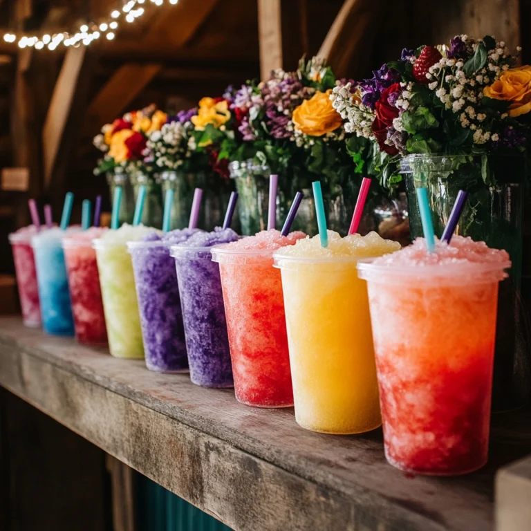 Slush Machine Wedding Day
